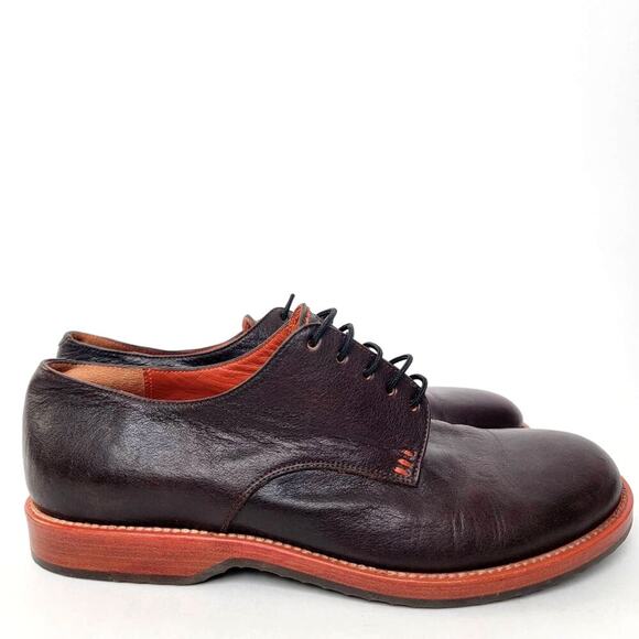 Barneys New York x Henry Cuir Italian Designer Oxford Shoes - 6 - Picture 5 of 7